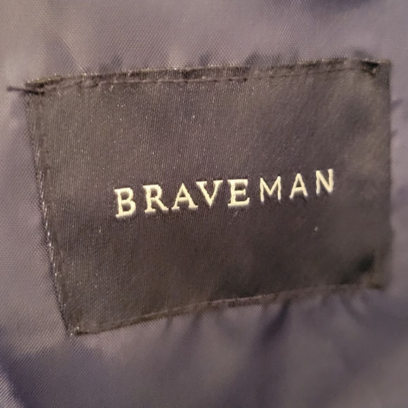 Bravemen Men's Blue Blazer Jacket Size 38R/32W - Picture 5 of 6